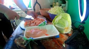 Как приготовить тушеную капусту с мясом "как в столовой"