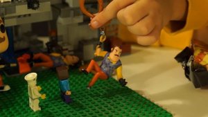 ПИЦЦА для Лего НУБика ? Анимация LEGO Minecraft и Привет Сосед