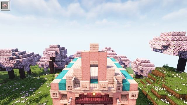 Minecraft | Cute Little Cherry House | Minecraft Tutorial смотреть онлайн