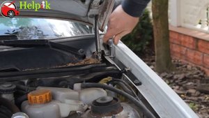 Установка упора капота (амортизатора) на Daewwo Nexia / Деу Нексия (www.upora.net)