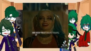 Jokers reaction TikTok/Gacha/My AU/Fandom:Batman/Ракция Джокеров на ТикТок.
