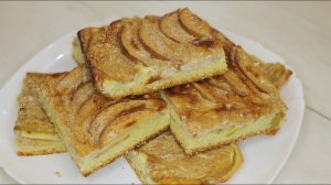 Немецкий яблочный пирог вкуснее шарлотки, старинный и простой рецепт