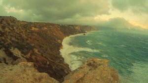 "Шторм века" . Севастополь, Фиолент. Волна до 8 м.