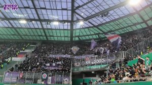 Rapid - Austria Wien (3:0) / 25.02.24 / Choreo, Pyro & Support