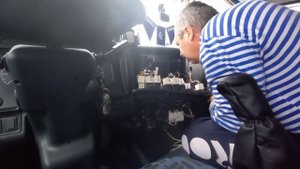 Переделал постоянный ток на магнитолу в камазе.