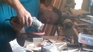 Ручка для ножа из дуба своими руками.