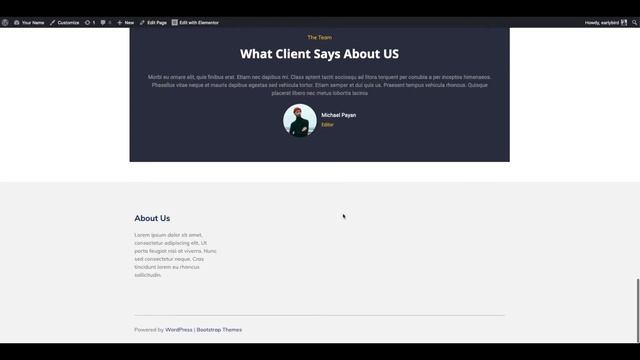 How to create a Photography Website in Elementor | Bootstrap Photography WordPress Theme. смотреть онлайн