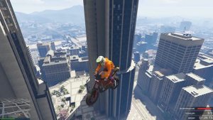 GTA 5 Online (ПК) - Делаем трюки на мото! #10