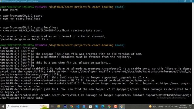 Npm Start Not Working / How To Fix Npm Start Error React