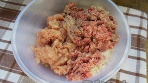 Котлеты из куриного и свиного фарша в духовке