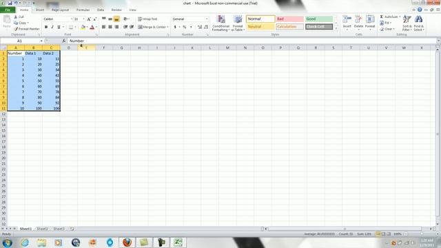 How to Create a Scatter Plot in Microsoft Excel 2010.avi смотреть онлайн