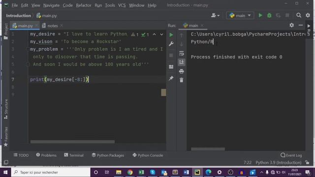 Working With Python strings