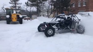 Багги по снегу.