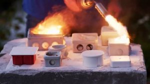 Тесты распределительных коробок огнем