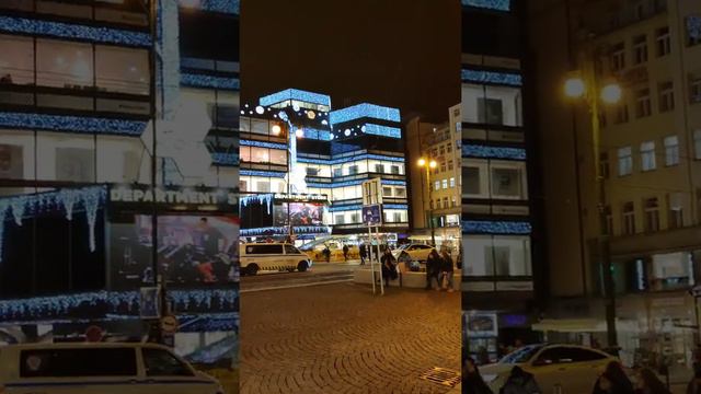 Новогодняя сказочная Прага 2021. Чувствуется Рождество. Украшенный центр. смотреть онлайн