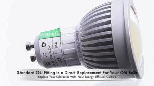 greenplanetled.co.uk GU10 LED 4w 120 Degree COB Technology Bulb