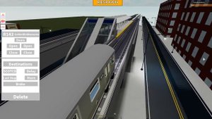 Subway Train Simulator (Roblox) || Kawasaki R143 || (A) Gold Ave Express to Rockaway - Park Place