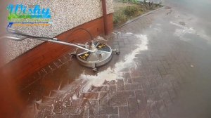 Oddly satisfying pressure washing monoblock real time video 4k