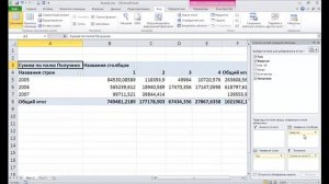 Сводные таблицы в Excel 2010