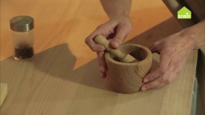 DIY: Деревянная ступка для специй