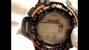 Альтиметр в часах Casio SGW-1000B-4AER