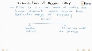 Introduction Of Passive Filters - Passive Filters - Electrical Circuits Theory GATE