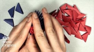 Модульное 3Д оригами: Рыбка из бумаги