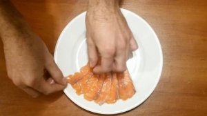 Карпаччо из семги