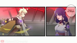 Raiden Shogun Wants Aethernity! (Genshin Impact Fan Comic)