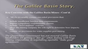 "Underground Water, the Galilee Basin & the Water Act" - Tom Crothers.