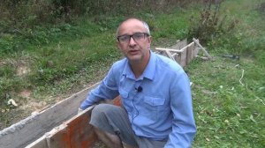 Строим фундамент под забор на участке с уклоном. Часть 1.