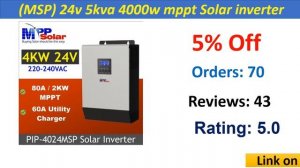 5 Best Solar Inverters Review In 2020 | New Solar Inverters From Aliexpress