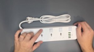 Лучший удлинитель сетевой фильтр с  выключателями и USB | LDNIO SC4408