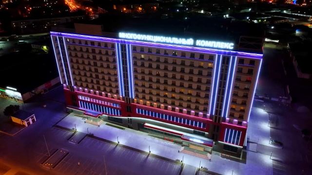 Архитектурное освещение МФК «Арсиб Тауэр» в г. Тюмень