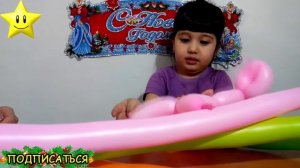 Собачка Лебедь и Цветок из шариков Делаем животных из воздушных шаров Balloons inflate dog duck