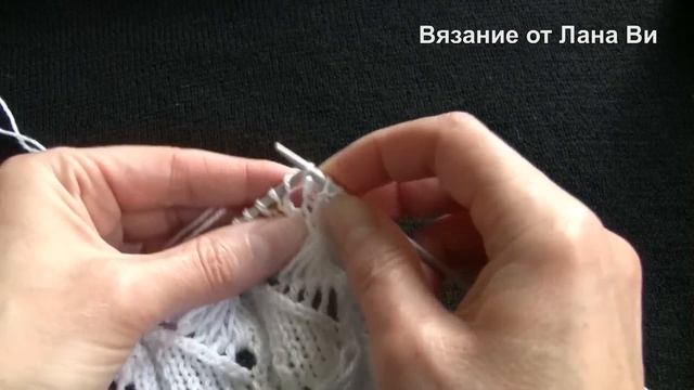 НЕОБЫЧНЫЙ узор спицами "ракушка", ВЫТЯНУТЫЕ петли. Вязание: красивые узоры спицами