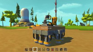 Scrap Mechanic - Реактивный самолет и вездеход