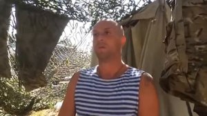 Контуженный украинский десантник