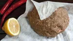 Люля-кебаб из говядины на шампурах