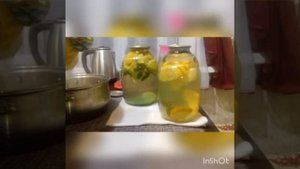 КОМПОТ МАХИТО АПЕЛЬСИН С МЯТОЙ  на зиму //очень вкусно и освежающе в охлажденном виде.