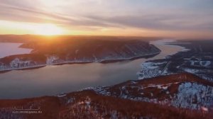 Winter Baikal... Красивое видео Лед озера Байкал, аэросъёмка
