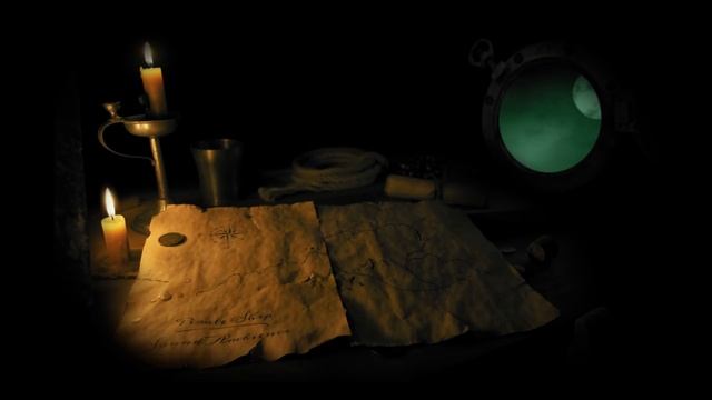 Pirate Ship Sound Ambience // Wooden Sailboat Ocean Waves Sleepsound 8Hours ?