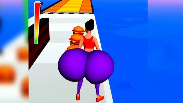 Twerk race 3d | Twerk game all levels | running game (p-16) #mouryagame смотреть онлайн