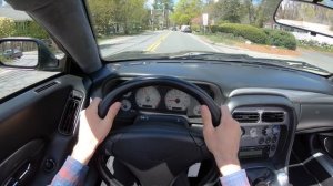 2003 Aston Martin DB AR1 Zagato Manual - POV Test Drive by Tedward (Binaural Audio)