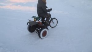 трайк из бензопилы урал(перезалив)