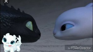 Как приручить дракона 3! Кратко! Про любовь Беззубика и Дневной Фурий!