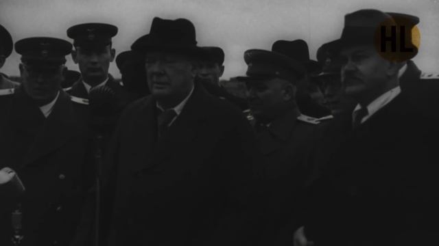 Визит Уинстона Черчилля в Москву / Churchill in Soviet Russia / 1944 год.