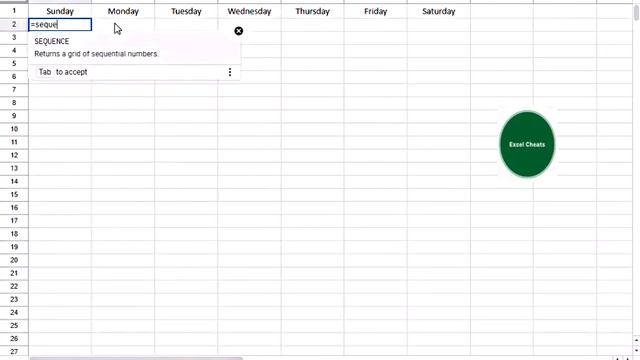 How to Create 2023 calendar in Excel. #excel  #googlesheets