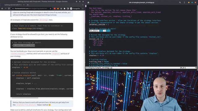 Getting started with Freqtrade
