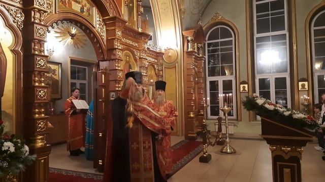 Всенощное бдение в канун Престольного праздника Екатерининской церкви смотреть онлайн